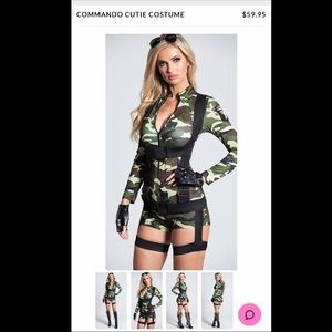 Yandy “commando cutie” army Halloween costume